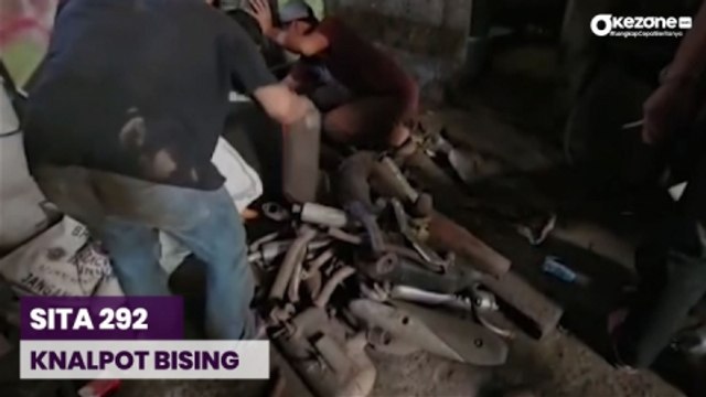 Polisi Gerebek Bengkel Produksi Knalpot Bising di Makassar