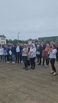 Joyce Logue tells Derry cuts rally: Our children are being neglected and deserve more