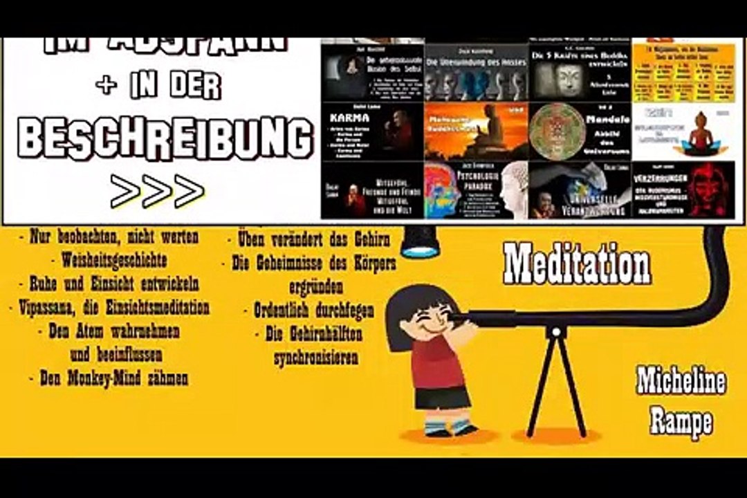 Das Glück, sich selbst zu entdecken - Achtsamkeit und Meditation - Micheline Rampe