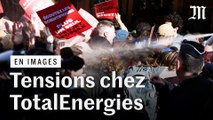 TotalEnergies : échauffourées et gaz lacrymogène avant une assemblée générale sous tension