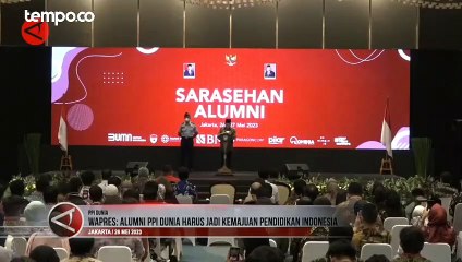 Ma'ruf Amin: Alumni PPI Dunia Harus Jadi Kemajuan Pendidikan Indonesia