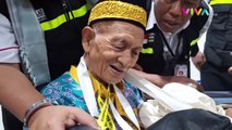 Jemaah Haji Tertua di Indonesia Gagah Berjalan di Madinah