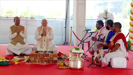 Key moments from the grand inauguration of new Parliament building.