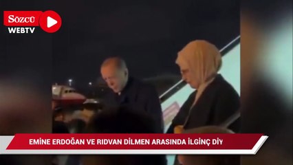 Emine Erdoğan ile Rıdvan Dilmen arasında ilginç diyalog