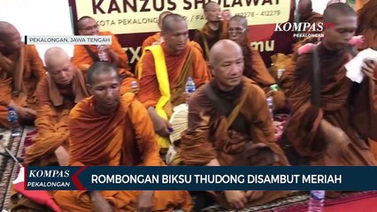 Rombongan Biksu Tudhong dari Thailand Tiba di Pekalongan