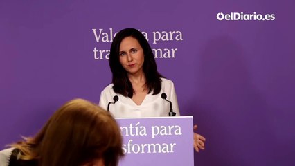 Belarra, sobre el adelanto electoral: "Estamos trabajando por la unidad"
