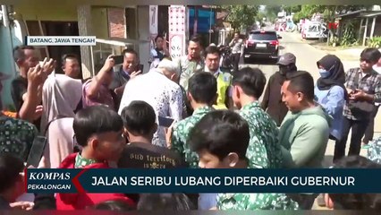 Jalan Seribu Lobang di Kabupaten Batang Diperbaiki Usai Viral di Media Sosial