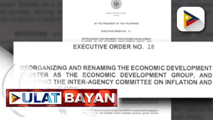 EO para sa pagbuo ng inter-agency committee on inflation and market outlook, nilagdaan ni PBBM