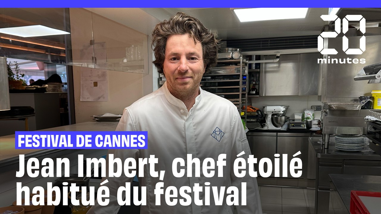 Festival de Cannes : Jean Imbert, chef étoilé habitué du festival