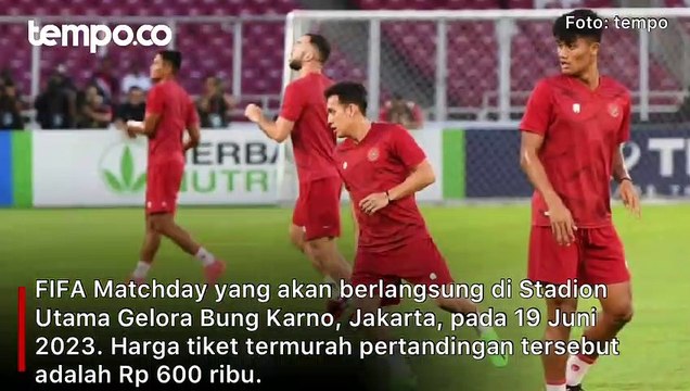 Tiket Laga Timnas Indonesia vs Argentina Dijual Mulai 5 Juni 2023, Ini Rincian Harganya