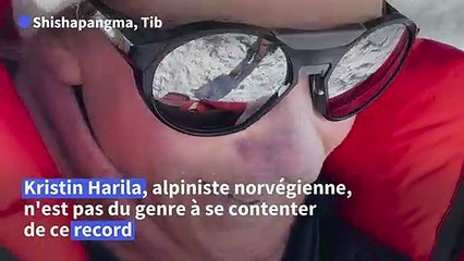 Une alpiniste norvégienne vise le record de vitesse sur les 14 plus hauts sommets du monde