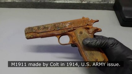 Gun Restoration, Colt M1911 U.S. ARMY 1914, (with test fire).