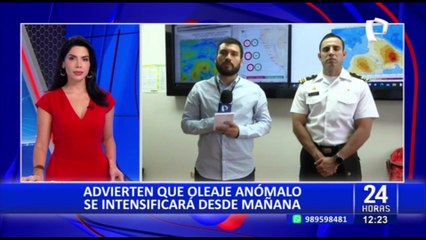 Marina de Guerra: oleaje anómalo se intensificará desde mañana 25 de mayo