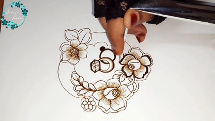 Mehndi class-23 | Engagement Mehndi Elements | Mehndi tutorial | Mehndi course | Mehndi kaise lagaye