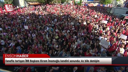 Esnafla tartışan İBB Başkanı Ekrem İmamoğlu kendini savundu: Az bile demişim