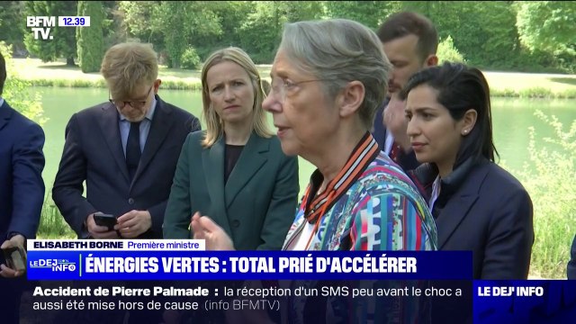 Assemblée générale de TotalEnergies à Paris: pour Élisabeth Borne, les militants sont dans leur rôle d'alerter