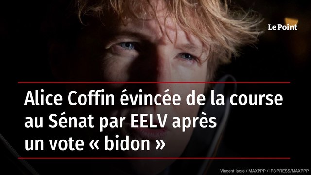 Alice Coffin évincée de la course au Sénat par EELV après un vote « bidon »