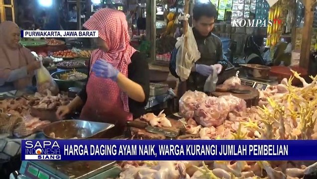 Harga Daging Ayam dan Telur Naik, Warga Mulai Kurangi Jumlah Pembelian