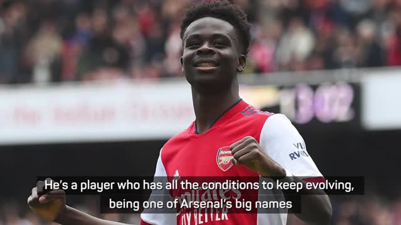 Saka 'one of the best in the Premier League' - Willian