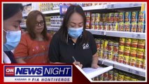 Ilang supermarket sa Quezon City ininspeksyon ng DTI | News Night