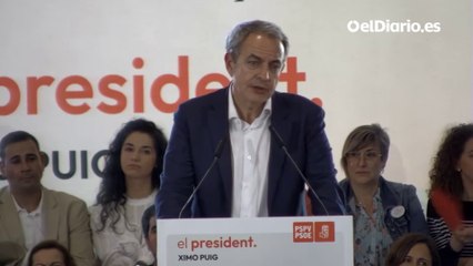 Zapatero, sobre el uso de ETA en campaña por el PP: "El engaño tiene un límite"