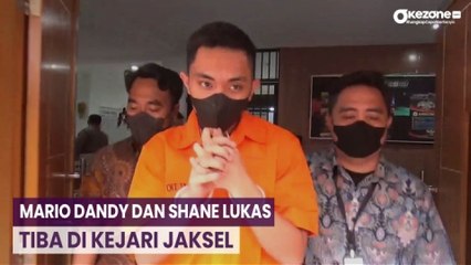 Tutupi Wajah, Mario Dandy dan Shane Lukas Tiba di Kejari Jaksel