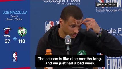 Mazzulla talks Celtics mentality after Game 5 win