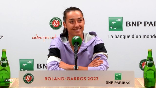 Roland-Garros 2023 - Caroline Garcia : Gagner un Grand Chelem et gagner à Roland-Garros, c'est tout en haut de la liste forcément