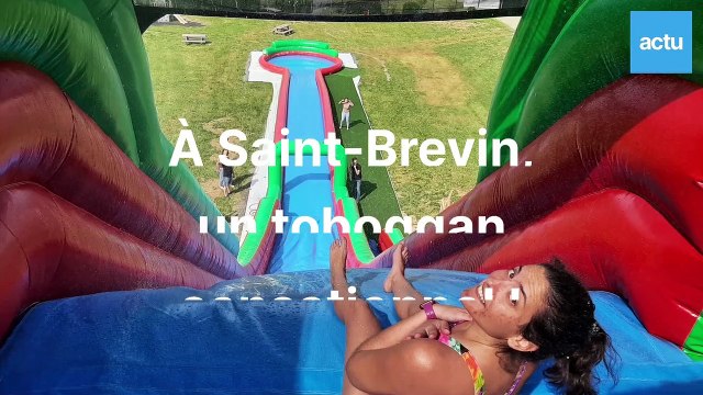 Un toboggan super rapide à la piscine de Saint-Brevin-les-Pins