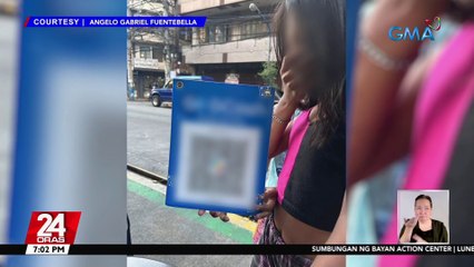 Litrato ng nanlilimos na nagpakita ng QR code, viral | 24 Oras