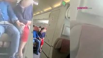 Güney Kore'de korku dolu yolculuk! Uçağın kapısı havadayken açıldı