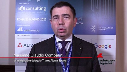 Forum Public Affairs 2023, Comparini (Thales Alenia Space): "Settore spaziale caratterizzato da elementi del CPR"