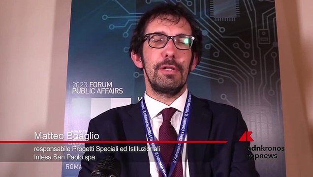 Forum Public Affairs 2023, Boaglio (Intesa SANPAOLO): In atto transizione perché il CPR è già presente nel settore bancario