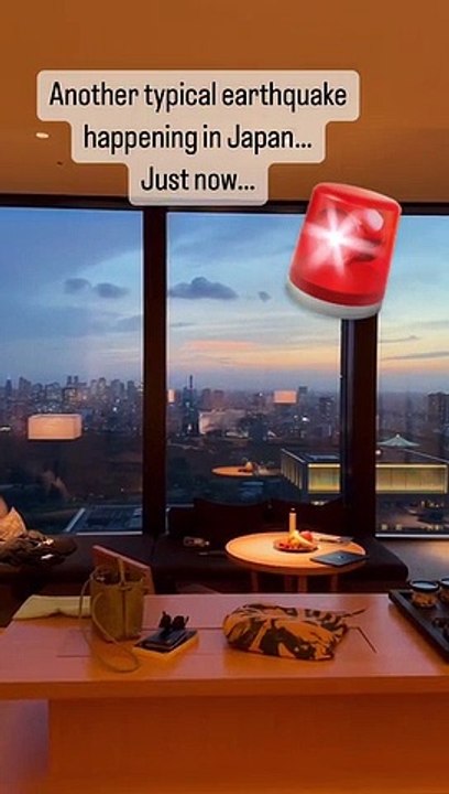 Eşi Meedo ile Japonya'ya giden Şeyma Subaşı 6,1 büyüklüğündeki depreme yakalandı