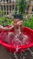 Baby Taking Bath | Babies Funny Moments | Cute Babies | Naughty Babies | Funny Babies #cutebabies