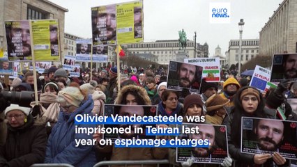 NGO worker Olivier Vandecasteele freed from imprisonment in Iran and 'on his way' to Belgium