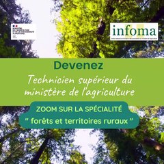 Devenez TSMA spécialité " forêts et territoires ruraux"