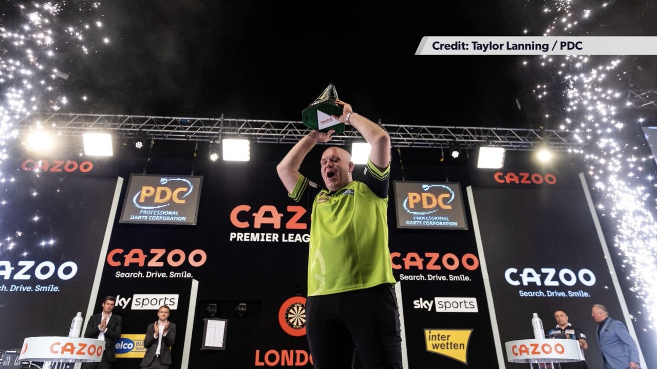 ‘Mighty’ Michael van Gerwen wins the Premier League of Darts