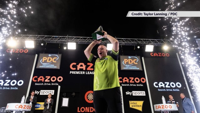 ‘Mighty’ Michael van Gerwen wins the Premier League of Darts