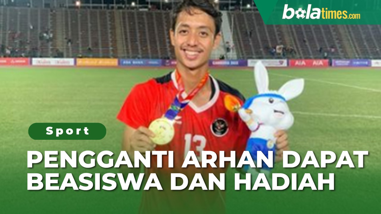 Mantap, Pengganti Pratama Arhan Dapat Beasiswa dan Hadiah Sepeda Motor usai Juara SEA Games 2023