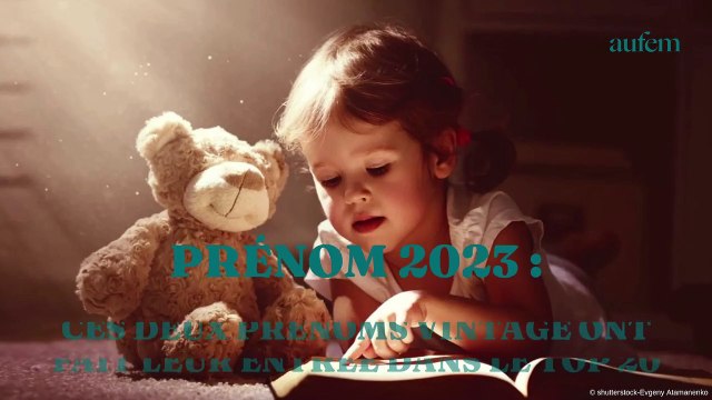 Prénom 2023 : ces deux prénoms vintage ont fait leur entrée dans le top 20