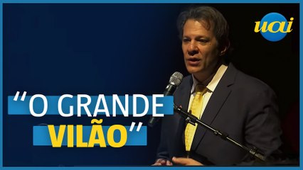 Haddad culpa sistema tributário por baixo cresciemento