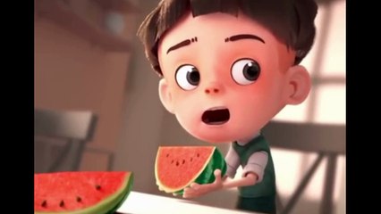 लड़के ने तरबूज का बीज खा लिया। Story of a Boy who ate Watermelon seed Cartoon