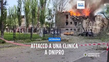 Ucraina, morti e feriti in un raid contro una clinica a Dnipro