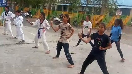 नि:शुल्क समर केम्प मे  खिलाडी बच्चे कर रहे नेशनल कराते चैंपियनशिप की तेयारी