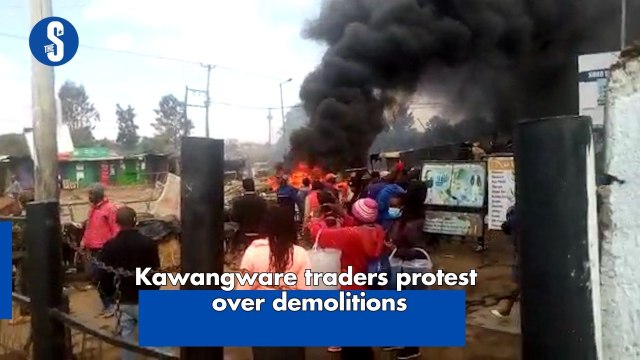 Kawangware traders protest over demolitions
