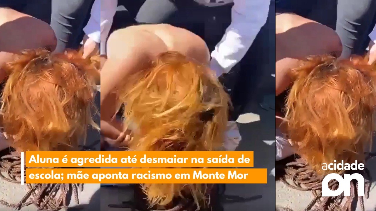 Aluna é agredida até desmaiar na saída de escola; mãe aponta racismo em Monte Mor