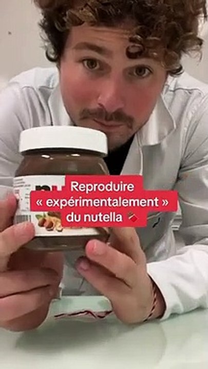 Reproduire expérimentalement la recette du d’une pâte à tartiner très connue, lets go  #nutella #recette #chimie