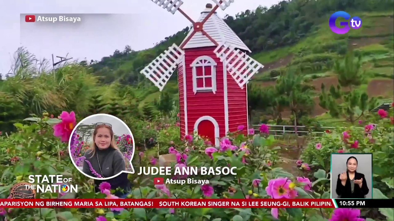 Flower garden sa Davao Del Sur SONA video Dailymotion