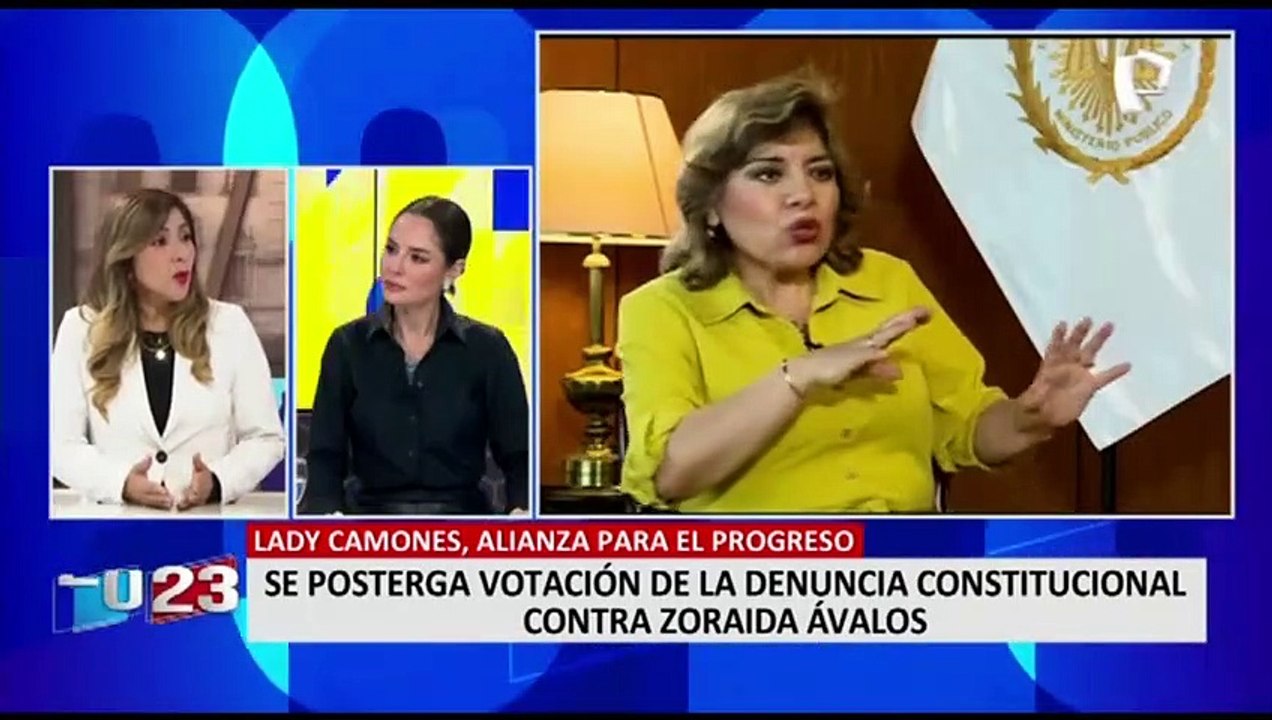 Lady Camones: “La omisión de funciones en el caso de Zoraida Ávalos se da por no investigar a Castillo”